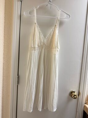 Soma Ivory Lace Chemise Sleep Dress